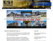 Tablet Screenshot of esiconstruction.com