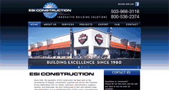 Desktop Screenshot of esiconstruction.net