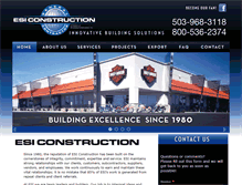 Tablet Screenshot of esiconstruction.net